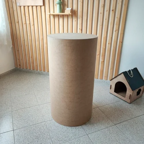 Cilindro em MDF 90x50cm