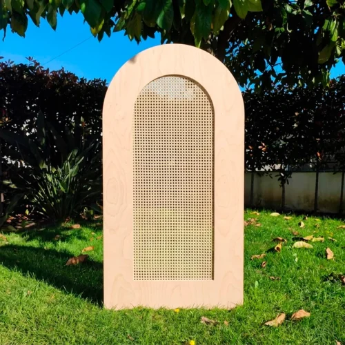 Painel Rattan em Bétula 130x40cm
