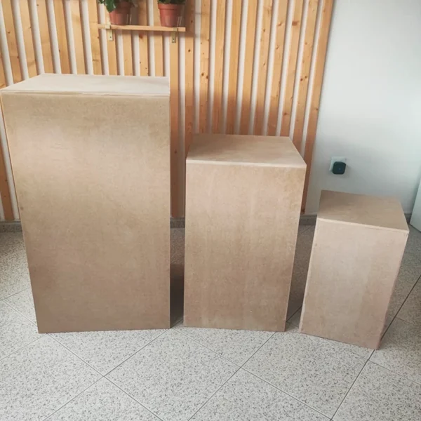 Trio de Cubos em MDF